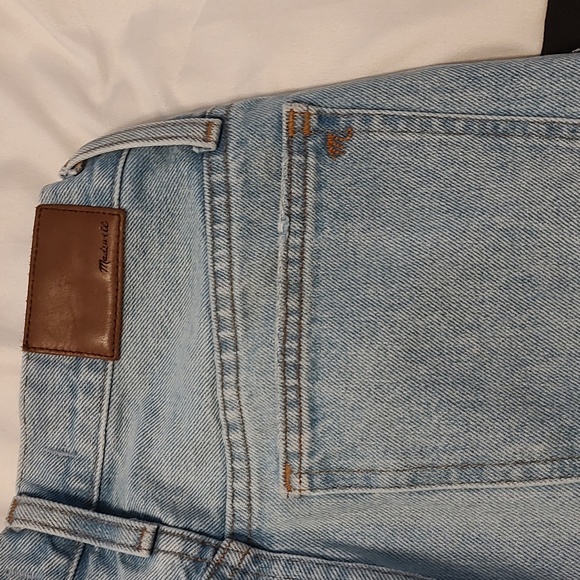 💙 EUC Madewell Brand Button Fly Full Length Classic Straight Non- Stretch Jean - Picture 6 of 16